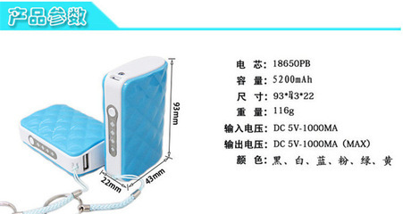 菠蘿充電寶 小巧便攜，電力強勁的移動電源